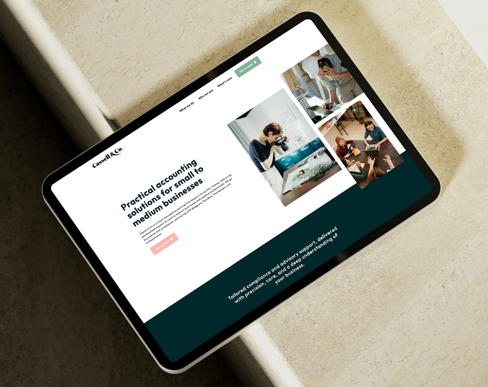 Accounting website design and development