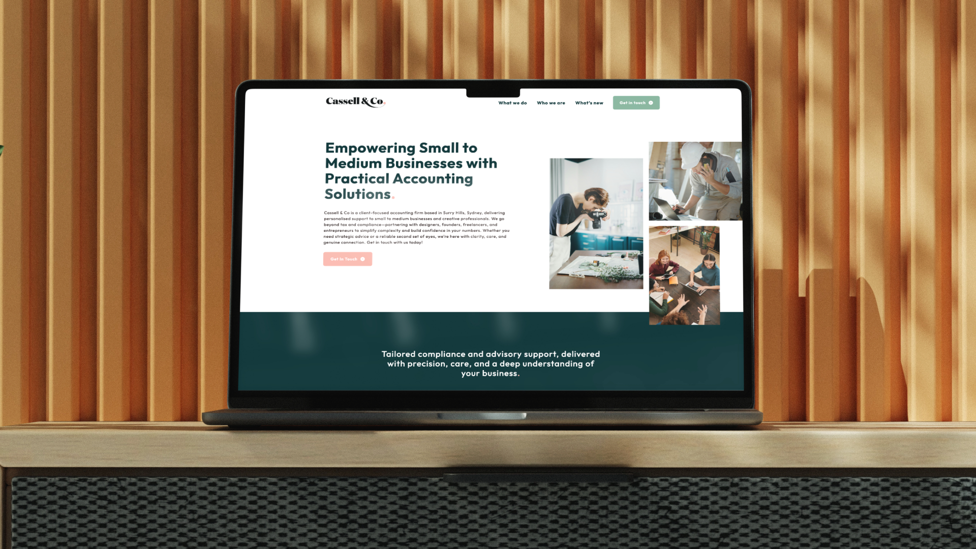 Cassell & Co website design and marketing support by Accountant Website - Homepage for accounting solutions