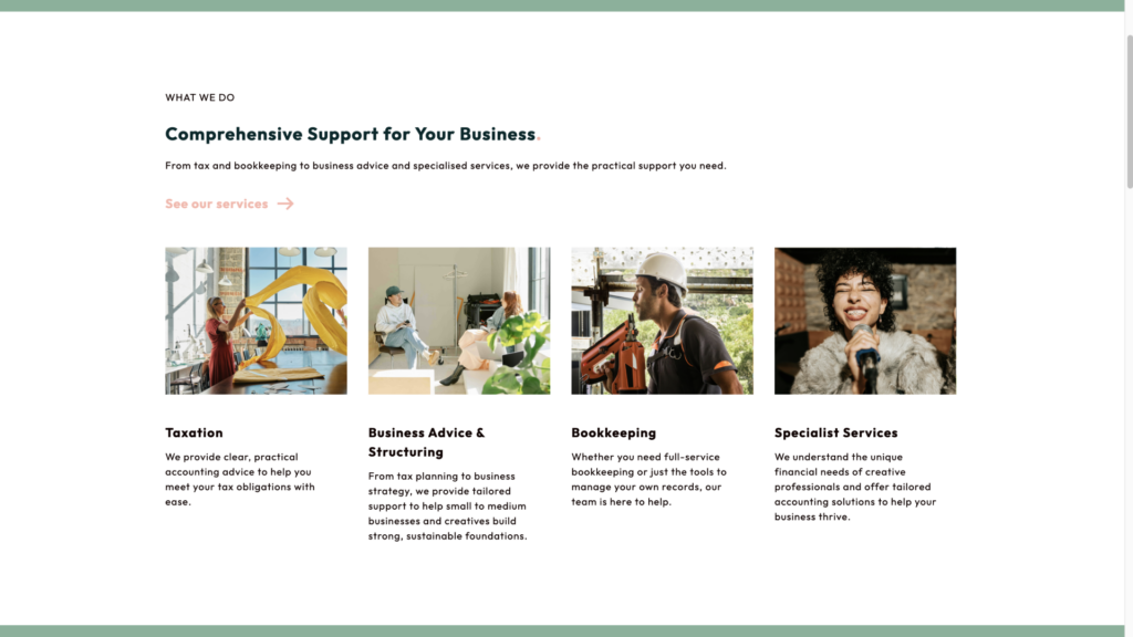 Cassell & Co website design and marketing support by Accountant Website - What we do