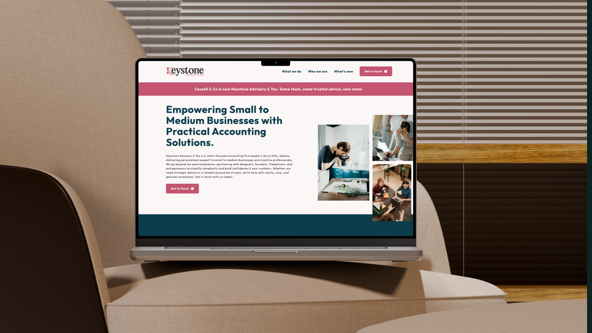 Website design for accounting firms